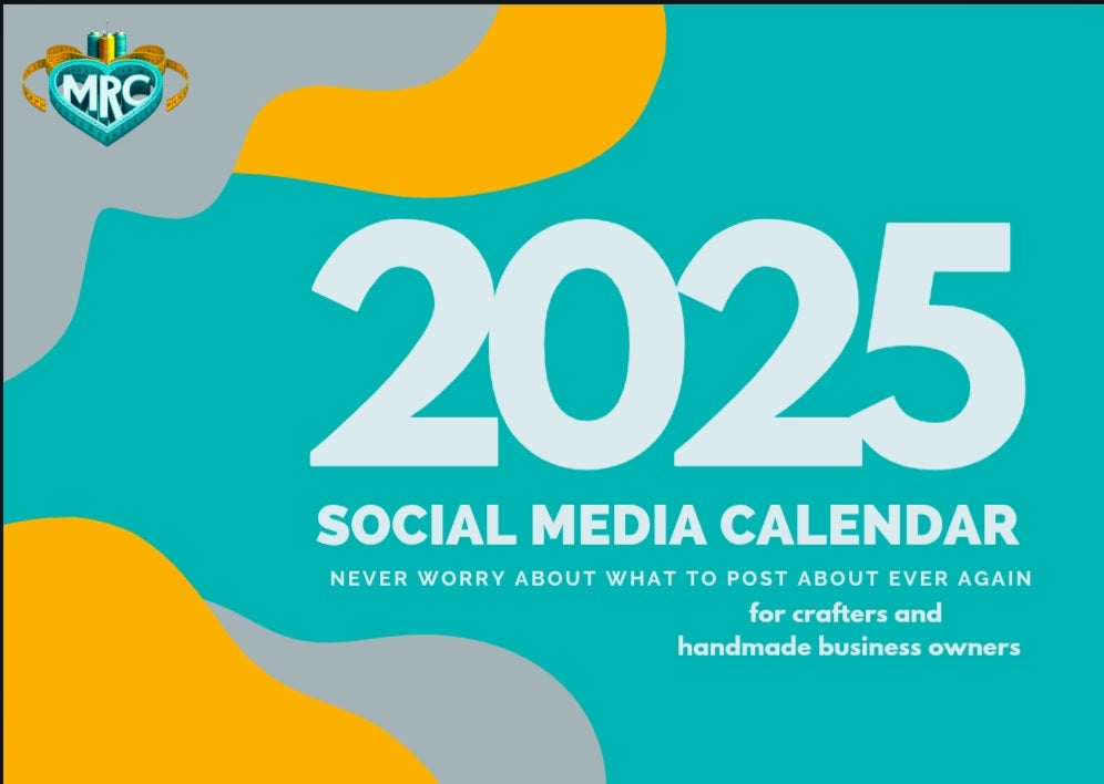 2025 Social Media Calander